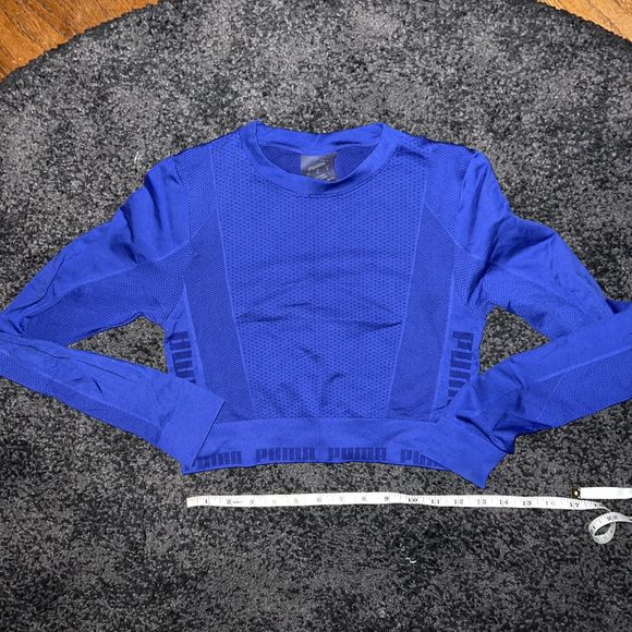Puma Training Evoknit seamless long sleeve crop top - Picture 3 of 7